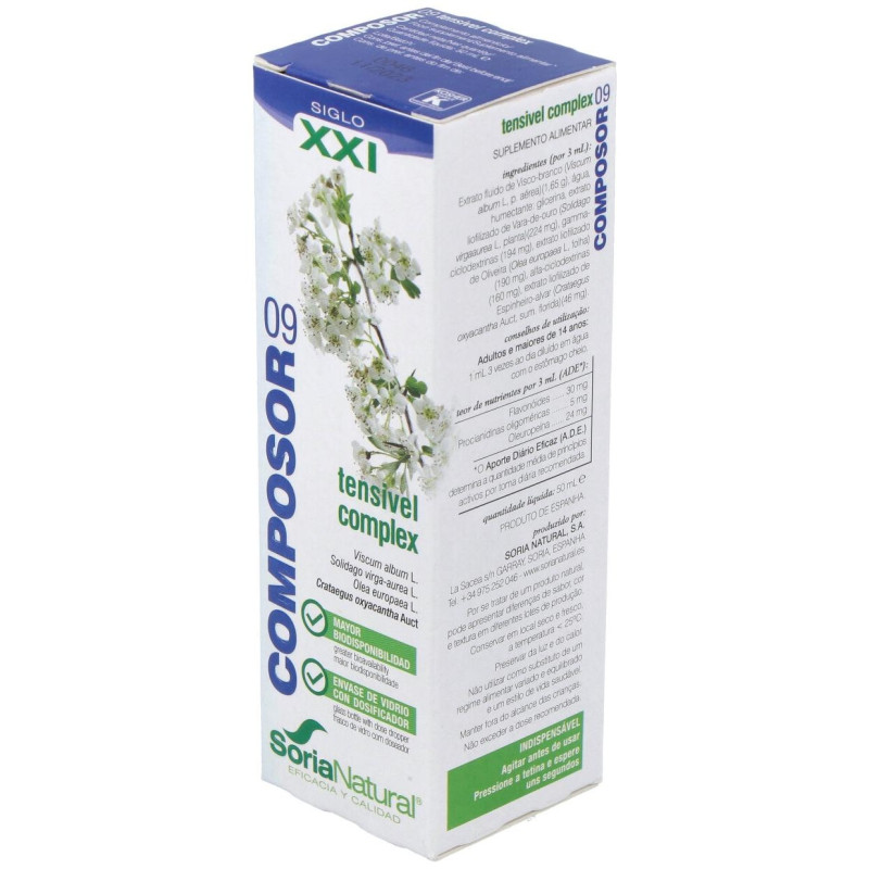 Composor 09 - Tensivel Complex 50ml - Soria Natural