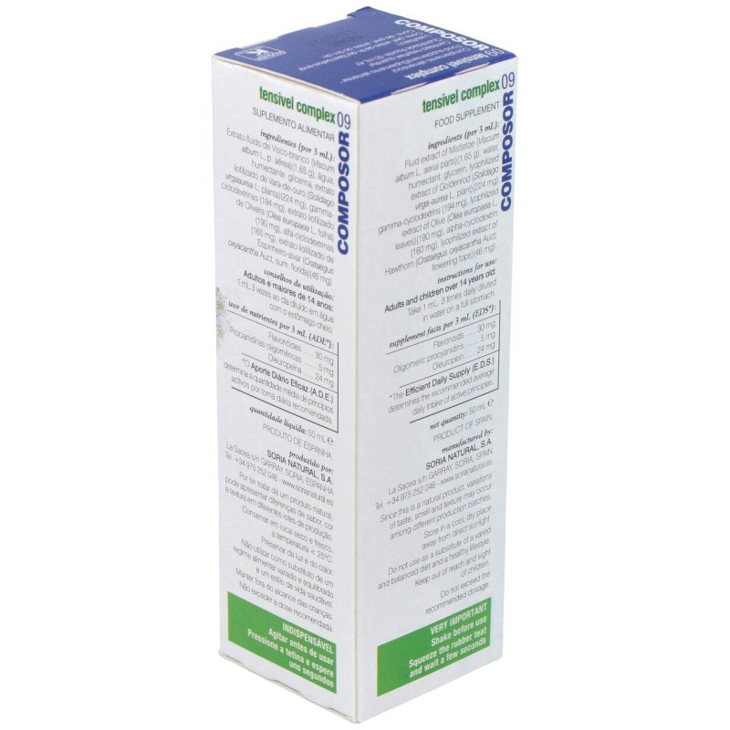 Composor 09 - Tensivel Complex 50ml - Soria Natural