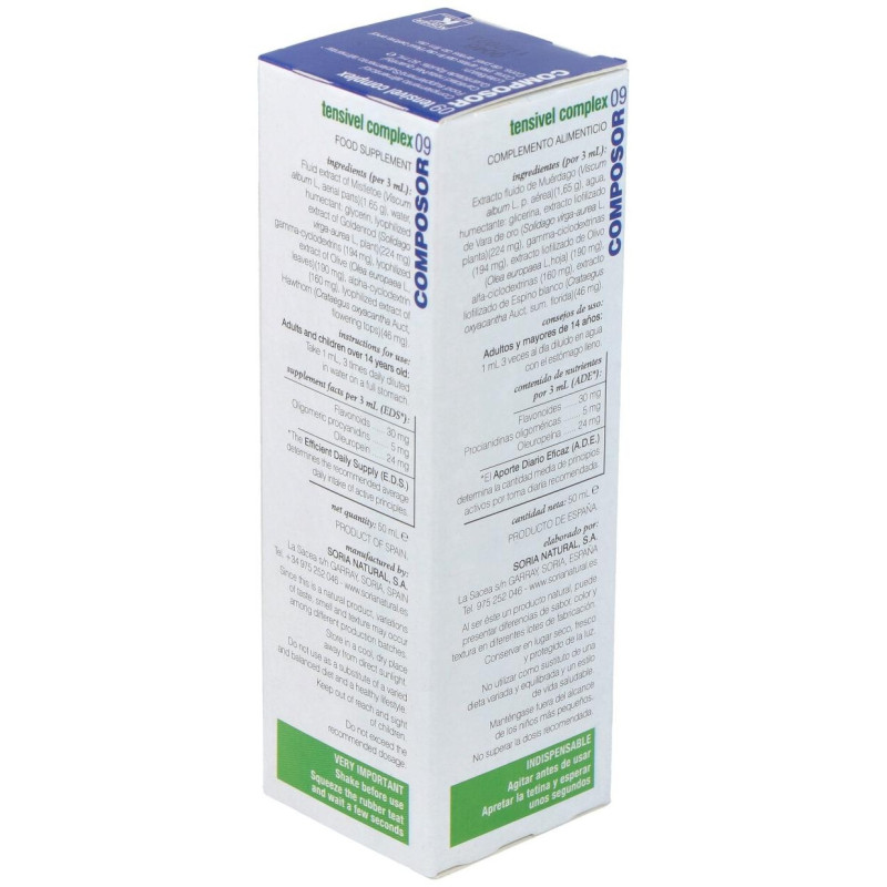 Composor 09 - Tensivel Complex 50ml - Soria Natural