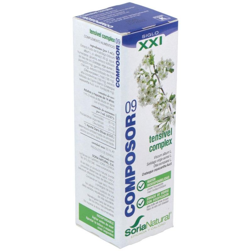 Composor 09 - Tensivel Complex 50ml - Soria Natural