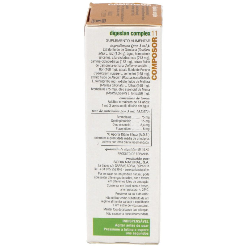 Composor 11 - Digeslan Complex 50ml - Soria Natural