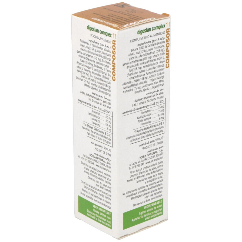 Composor 11 - Digeslan Complex 50ml - Soria Natural