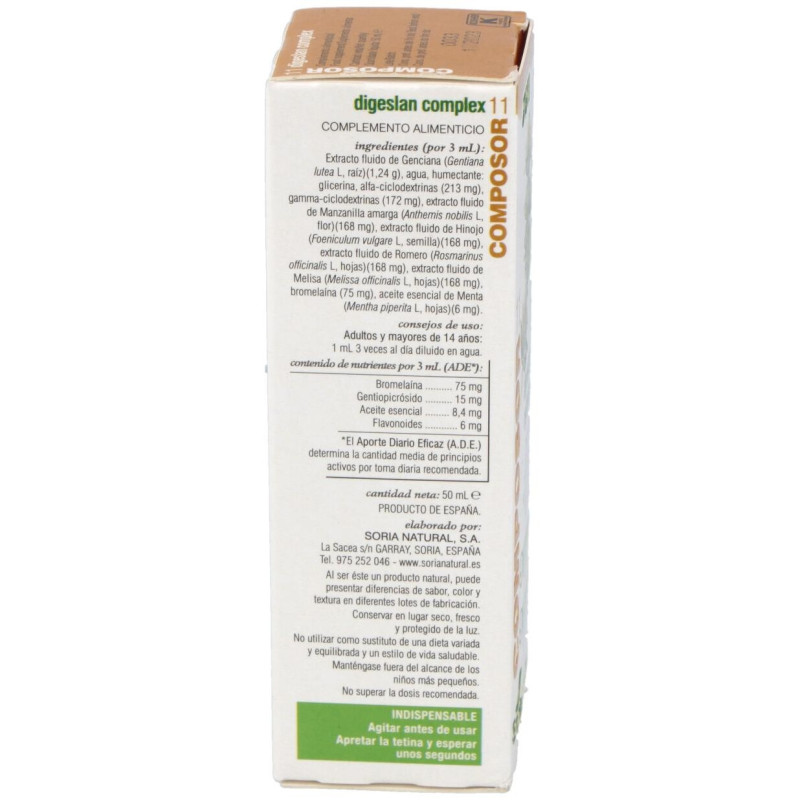 Composor 11 - Digeslan Complex 50ml - Soria Natural