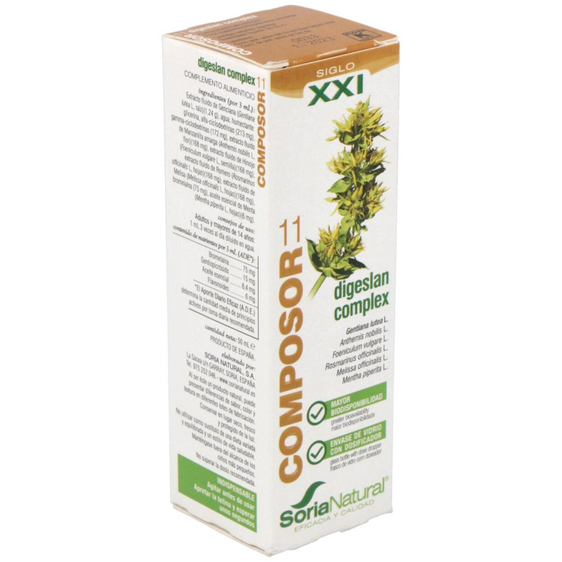 Composor 11 - Digeslan Complex 50ml - Soria Natural