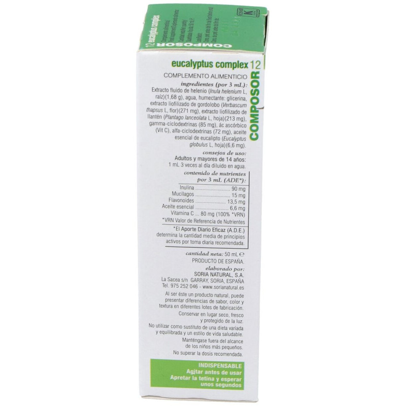 Composor 12 Eucalyptus Complex Xxi 50ml - Soria Natural