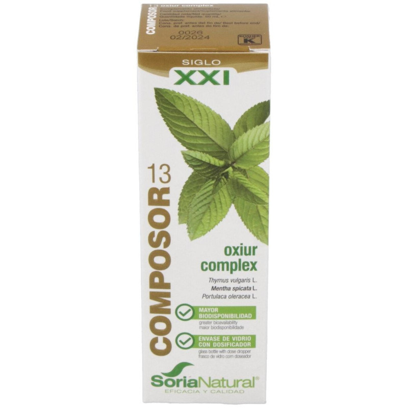 Composor 13 - Oxiur Complex 50ml - Soria Natural