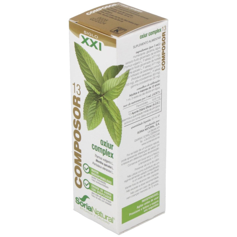 Composor 13 - Oxiur Complex 50ml - Soria Natural
