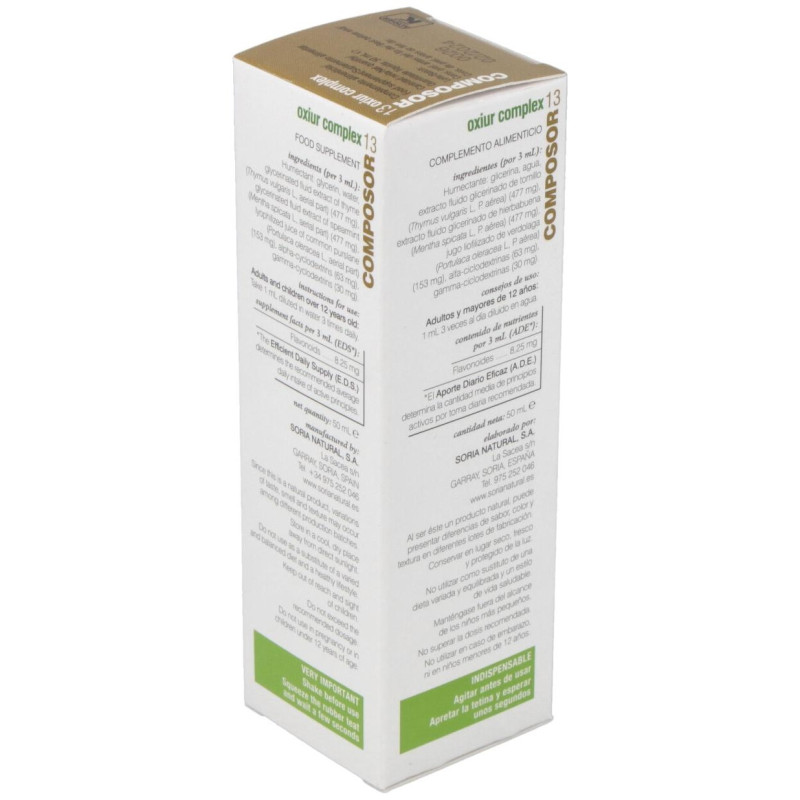 Composor 13 - Oxiur Complex 50ml - Soria Natural