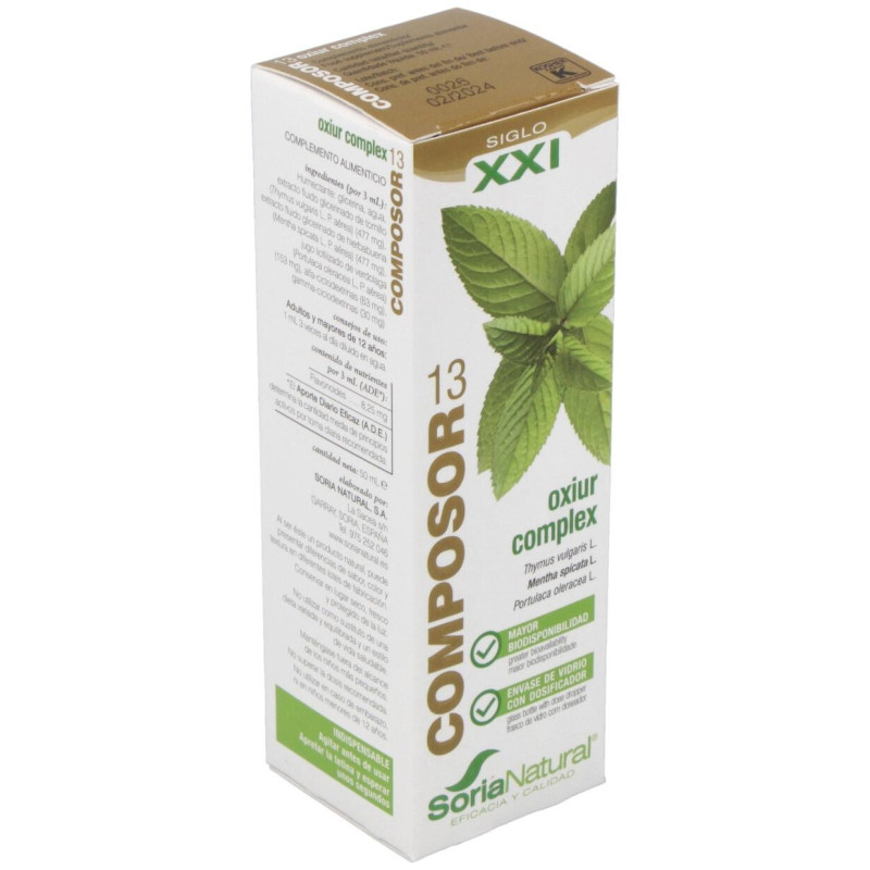 Composor 13 - Oxiur Complex 50ml - Soria Natural