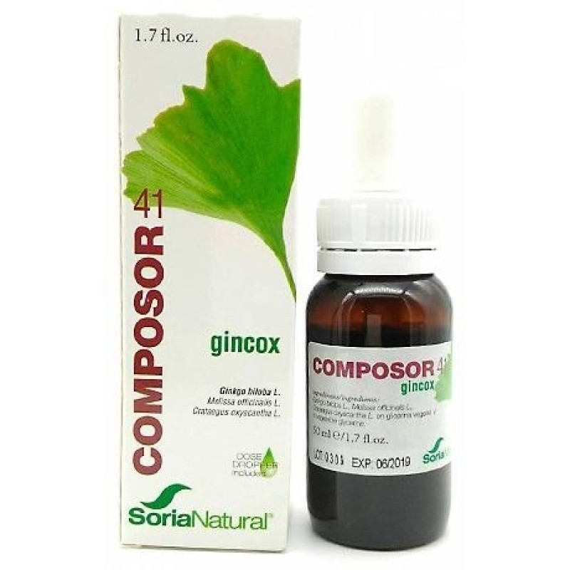 Composor 41 - Gincox Complex 50ml - Soria Natural