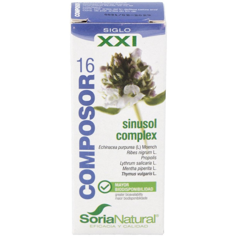 Soria Complemento Composor 16 Sinusol Xxi - Soria Natural