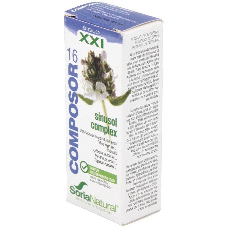 Soria Complemento Composor 16 Sinusol Xxi - Soria Natural