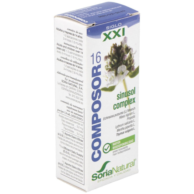 Soria Complemento Composor 16 Sinusol Xxi - Soria Natural