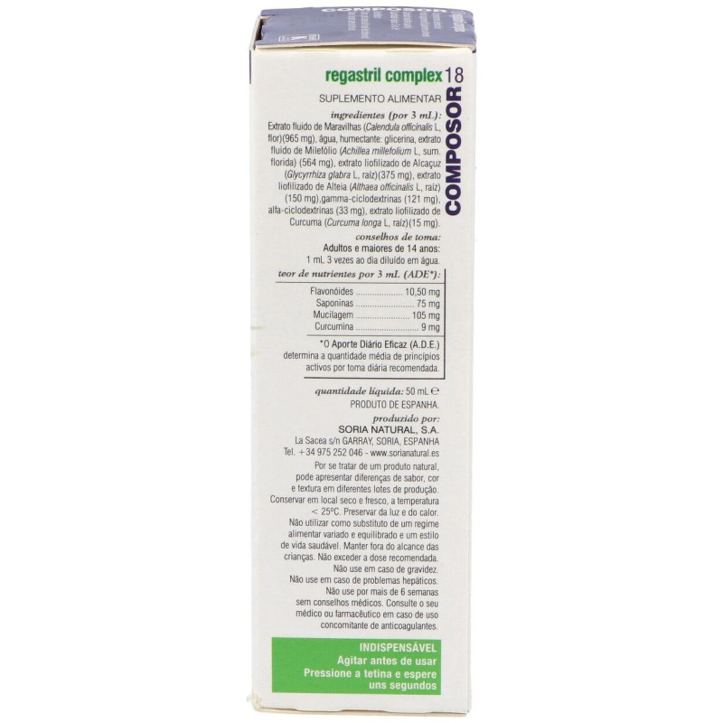 Composor 18 - Regastril Complex 50ml - Soria Natural