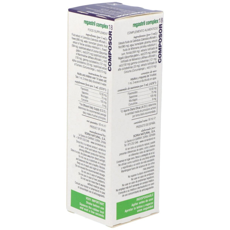 Composor 18 - Regastril Complex 50ml - Soria Natural