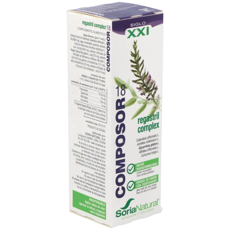 Composor 18 - Regastril Complex 50ml - Soria Natural