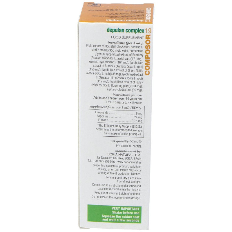 Composor 19 - Depulan Complex 50ml - Soria Natural