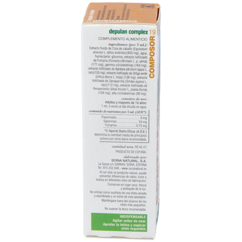 Composor 19 - Depulan Complex 50ml - Soria Natural