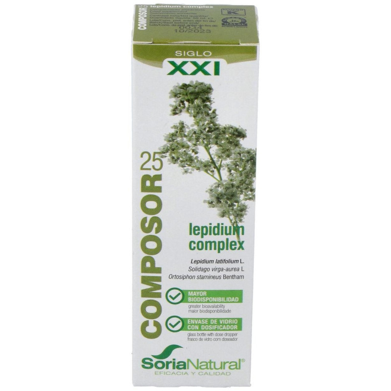 Composor 25 - Lepidium Complex 50ml - Soria Natural