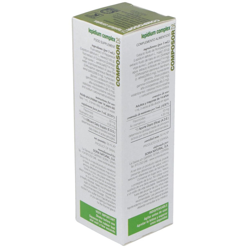 Composor 25 - Lepidium Complex 50ml - Soria Natural