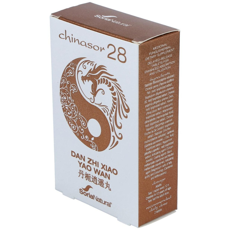 Chinasor 28 Dan Zhi Xiao Yao Wan 30 Comp - Soria Natural