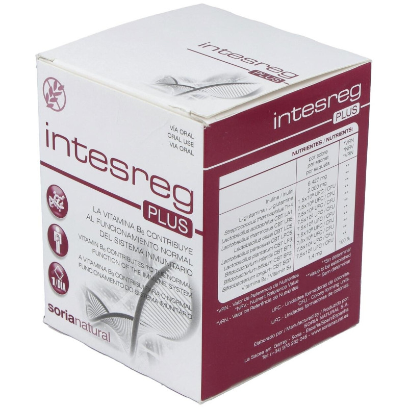 Intesreg Plus 14 Sobres X 10g - Soria Natural