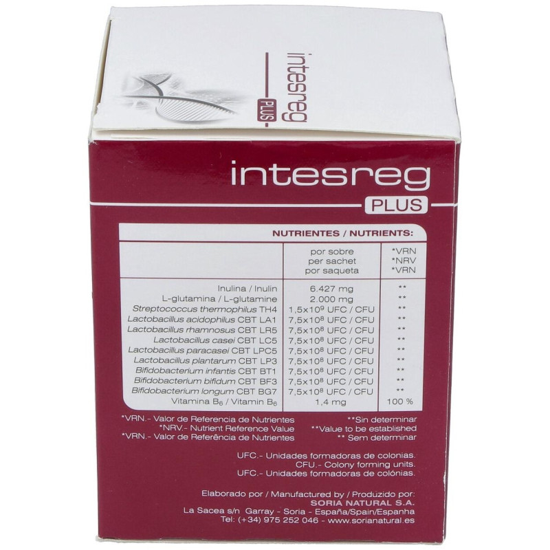 Intesreg Plus 14 Sobres X 10g - Soria Natural