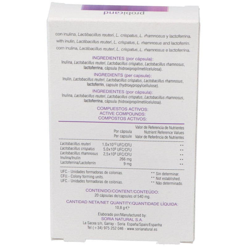 Probicand 20caps - Soria Natural