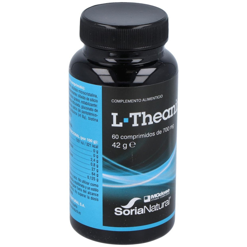 Soria Natural Mgdose L Theanina 700mg 60comp - mg Dose