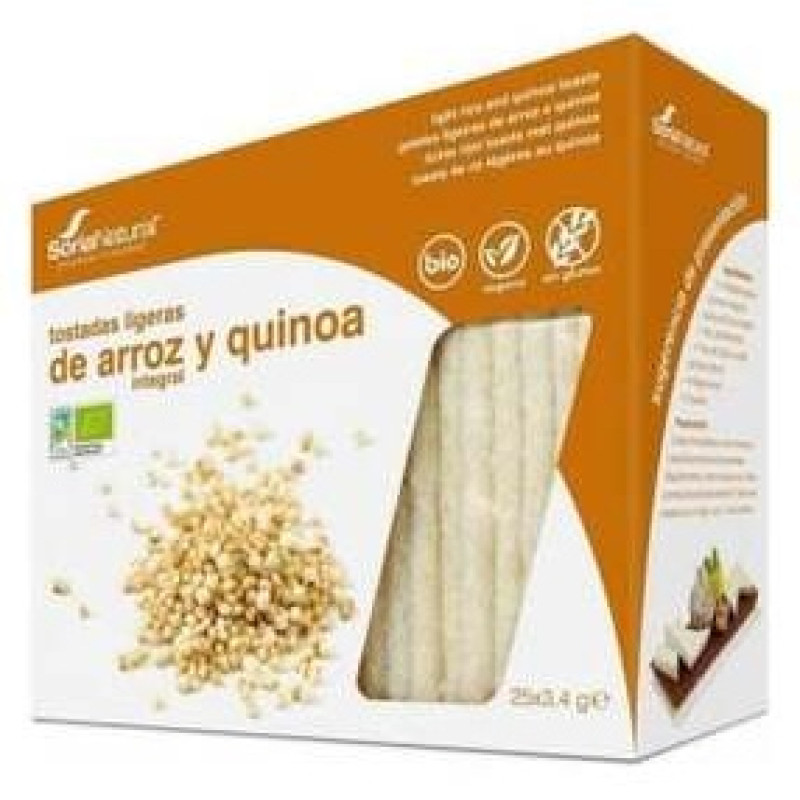 Soria Alimentacion Tostadas Ligeras Arroz Quinoa Bio - Soria Natural