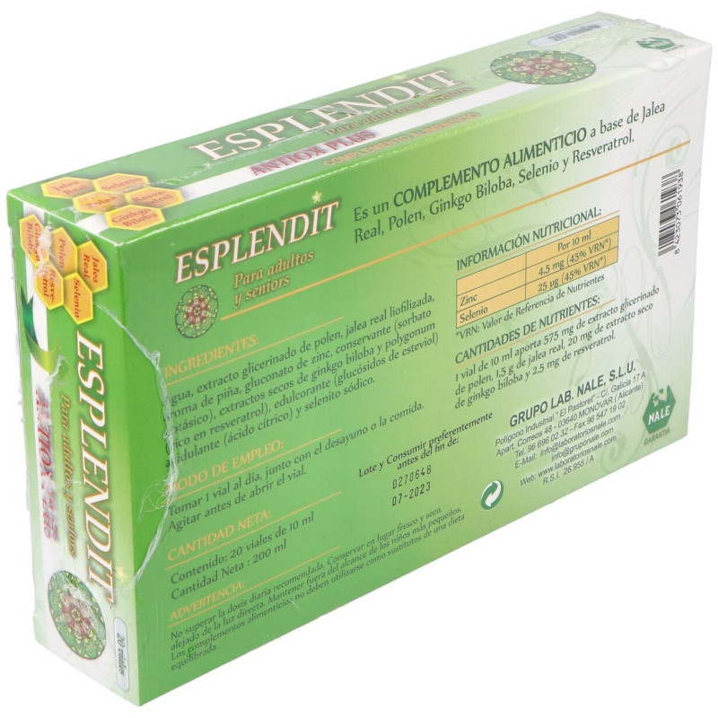Esplendit Adultos y Seniors 20viales - Nale