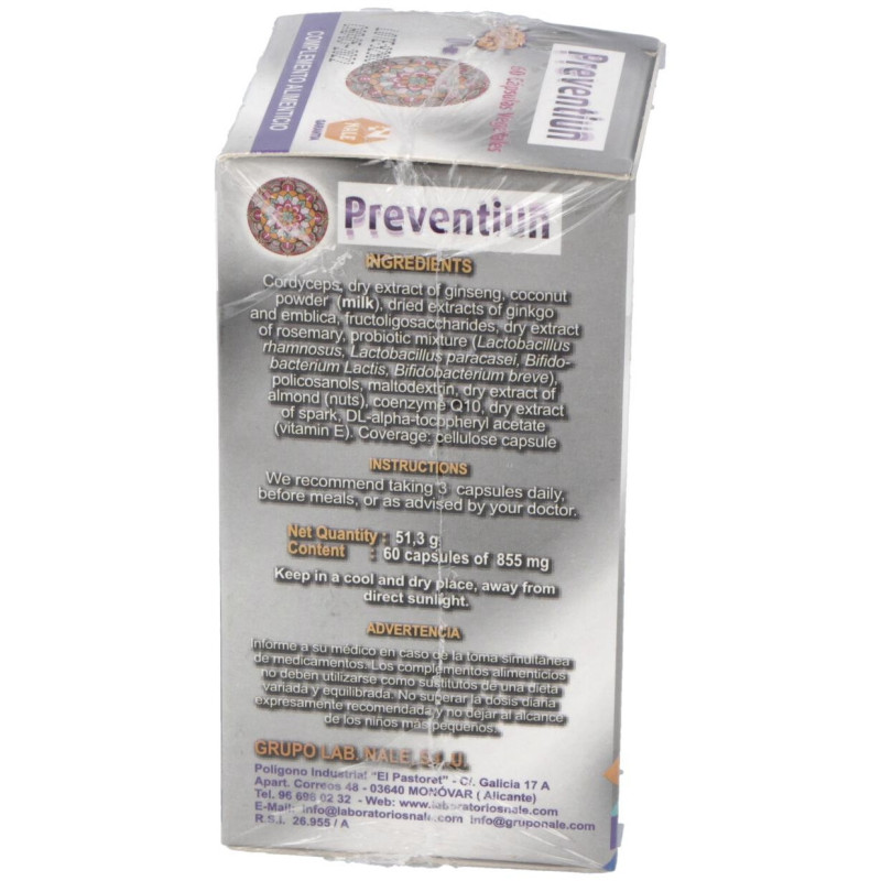 Preventiun 60caps - Nale