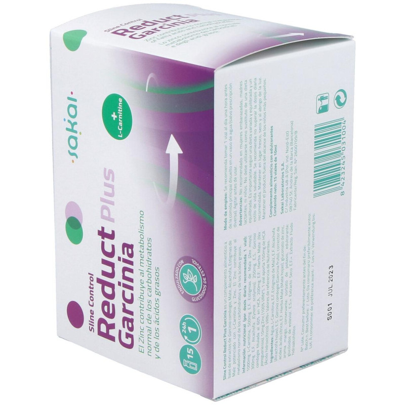 Sline Control Reduct Plus Garcinia 14 Ampollas - Sakai