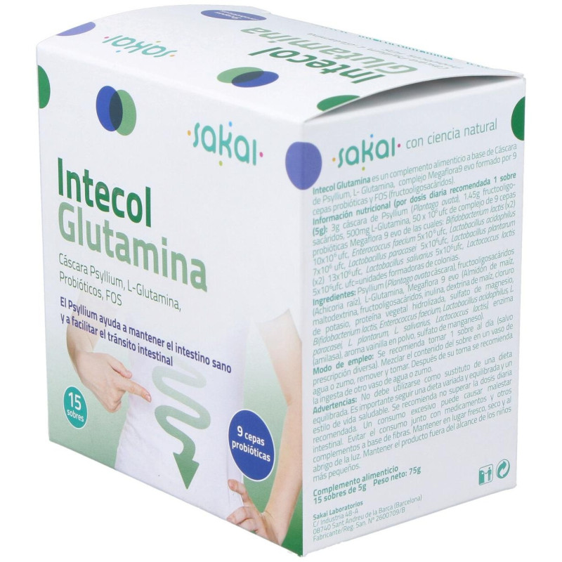 Intecol Glutamina 15 Sobres - Sakai