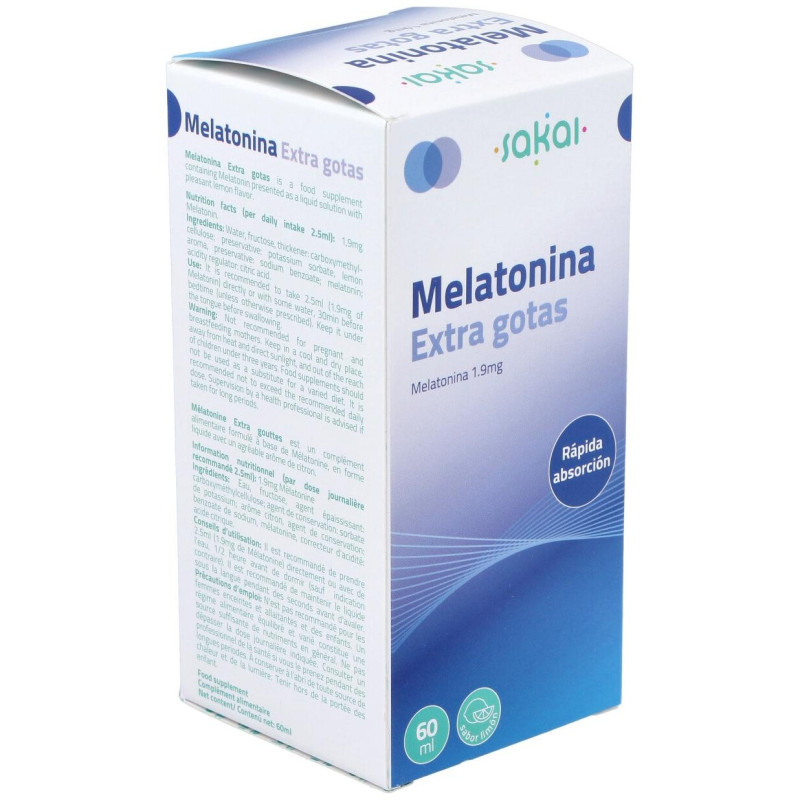 Melatonina Extra Gotas 60ml - Sakai