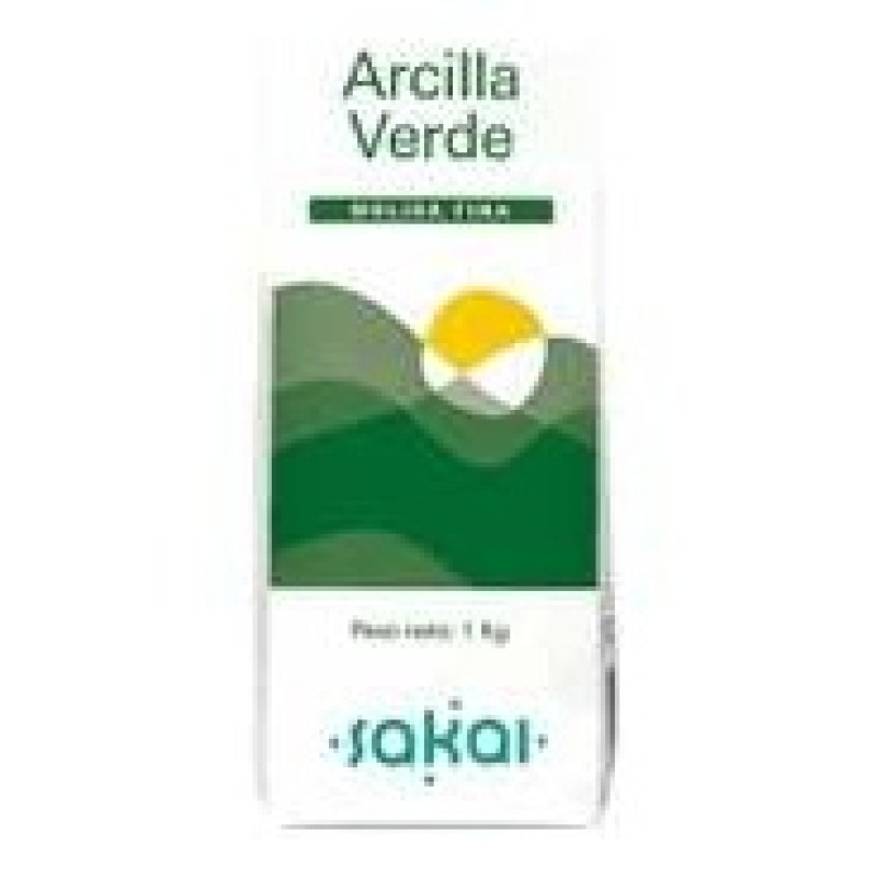 Arcilla Verde Fina 1 kg - Sakai