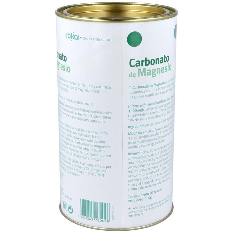 Carbonato de Magnesio 160g - Sakai
