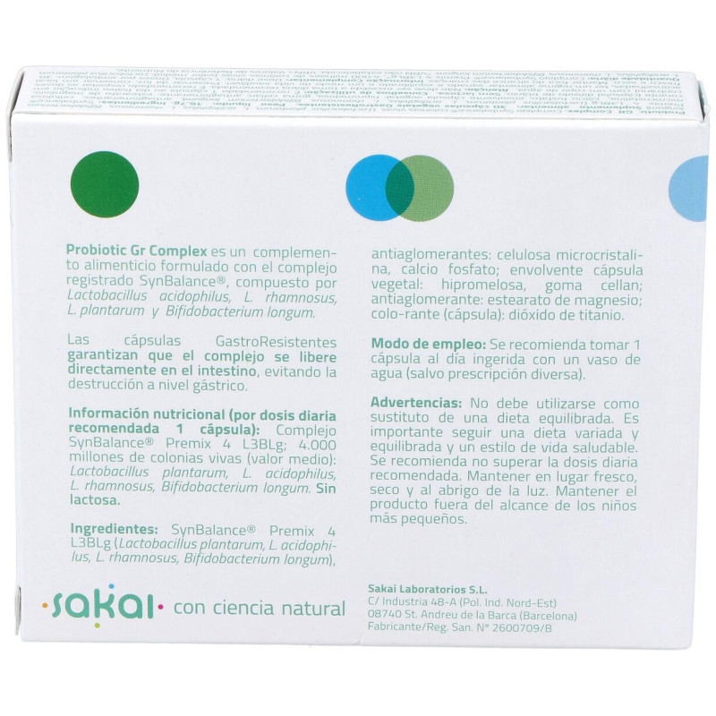 Sakai Probioticg Complex Cápsulas