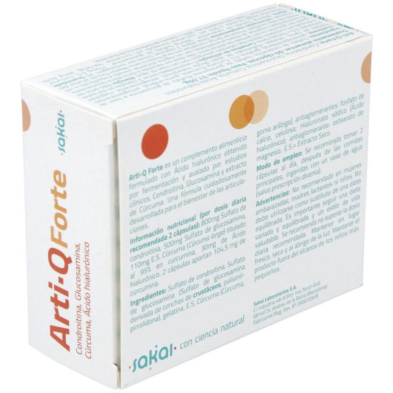 Arti - Q Forte 60 Cápsulas - Sakai