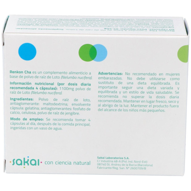 Renkon Cha (Raiz De Loto) 60Cap.