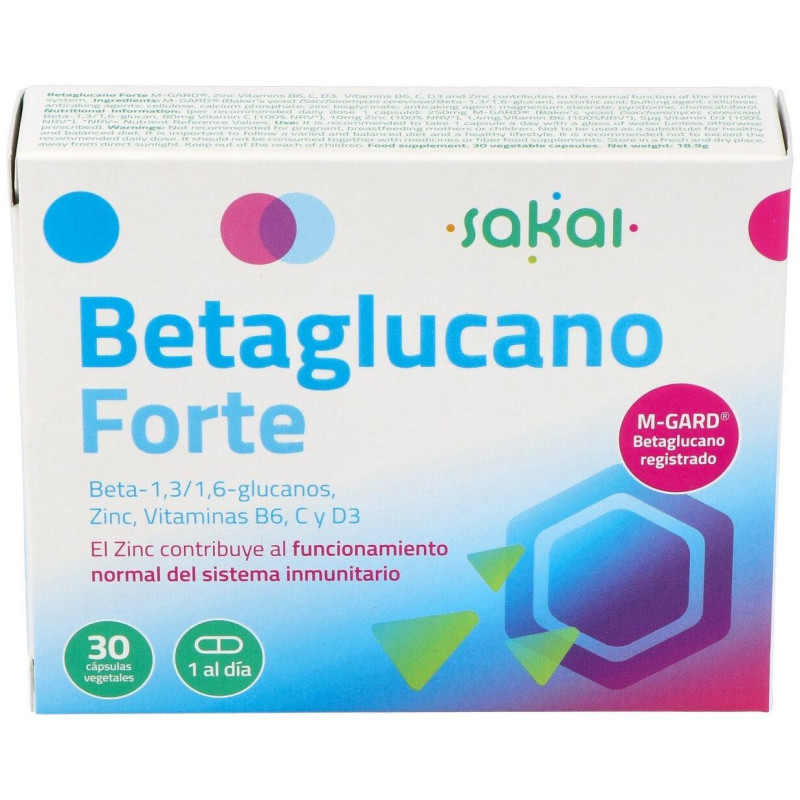 Betaglucano Forte 30caps - Sakai