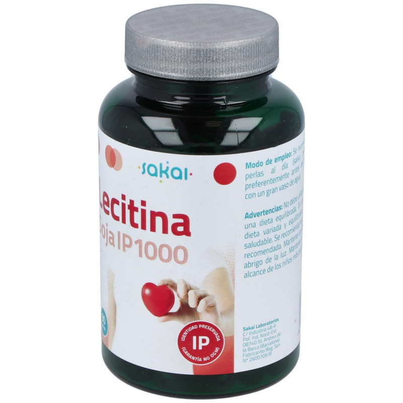 Sakai Lecitina Soja Ip 1000Mg 90 Perlas
