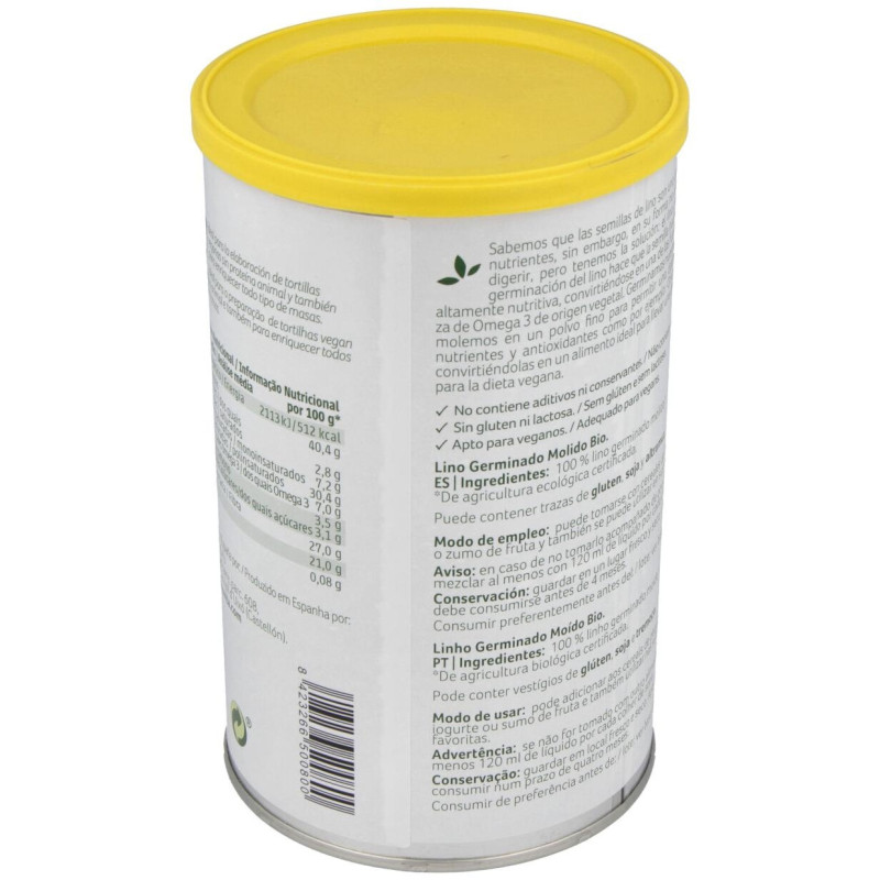 Semillas de Lino Germinado Molido 500gr - Granovita
