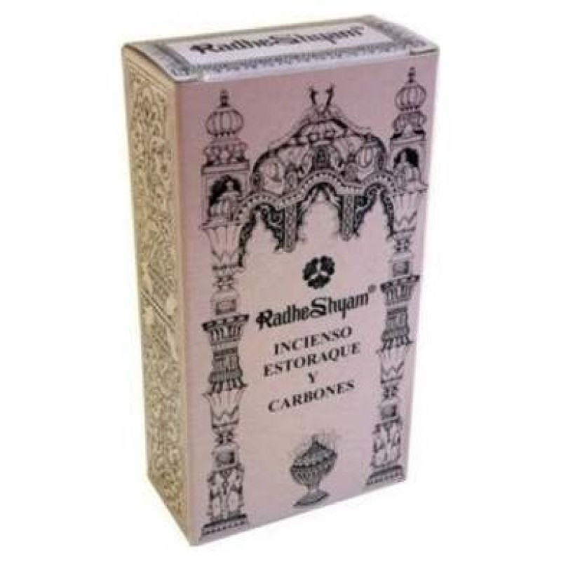 Radhe Shyam Incienso Alcanfor Y Carbones 100G