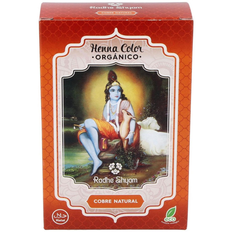 Henna Tinte Natur Cobre Polvo 100gr - Radhe Shyam