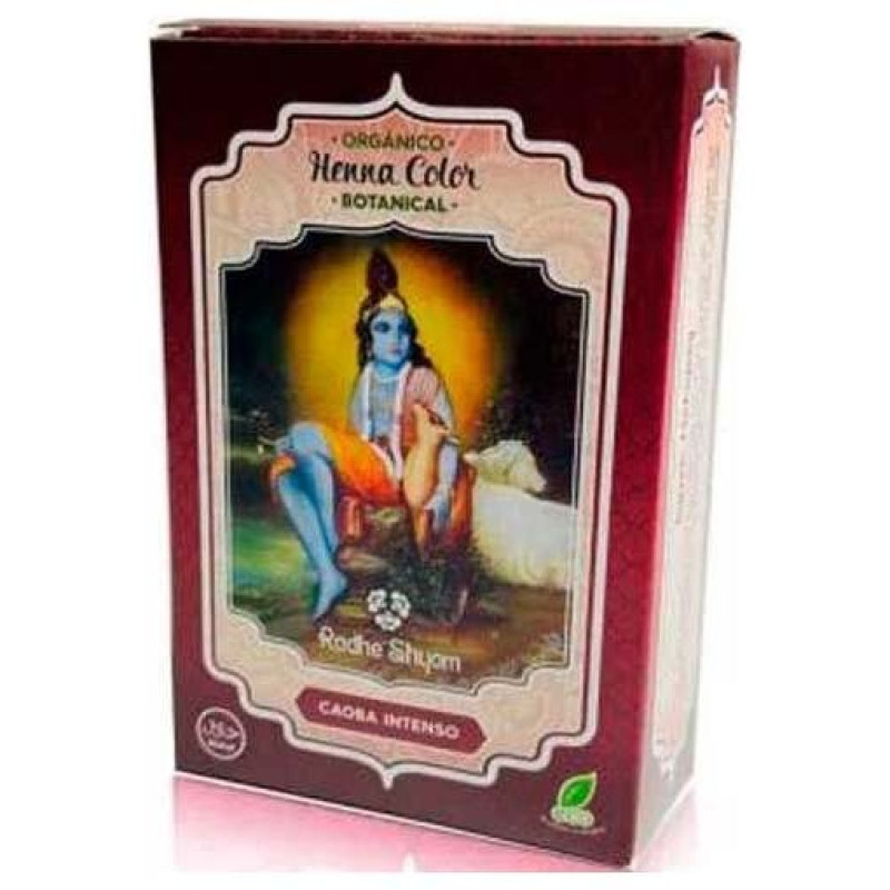 Henna Color Botanical Caoba Intenso 100g - Radhe Shyam