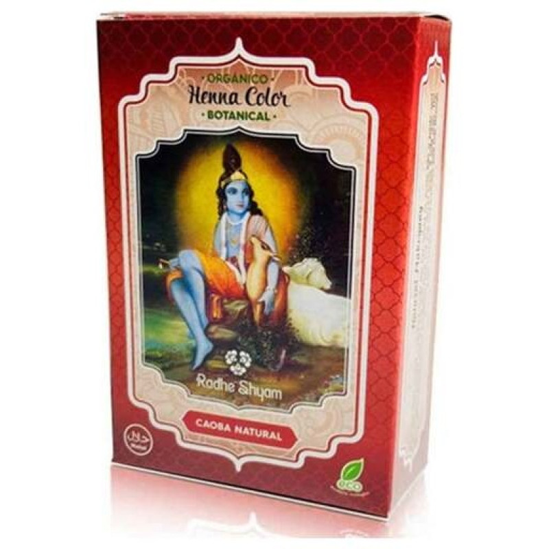 Henna Color Botanical Caoba Natural 100g - Radhe Shyam