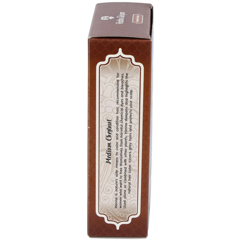 Henna Polvo Castaño Medio 100gr. Eco - Radhe Shyam