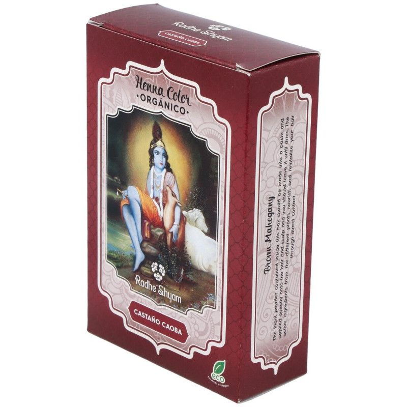 Henna Castaño Caoba Polvo - Radhe Shyam
