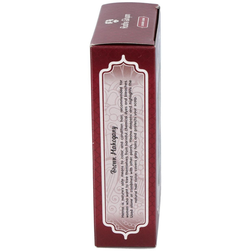 Henna Castaño Caoba Polvo - Radhe Shyam